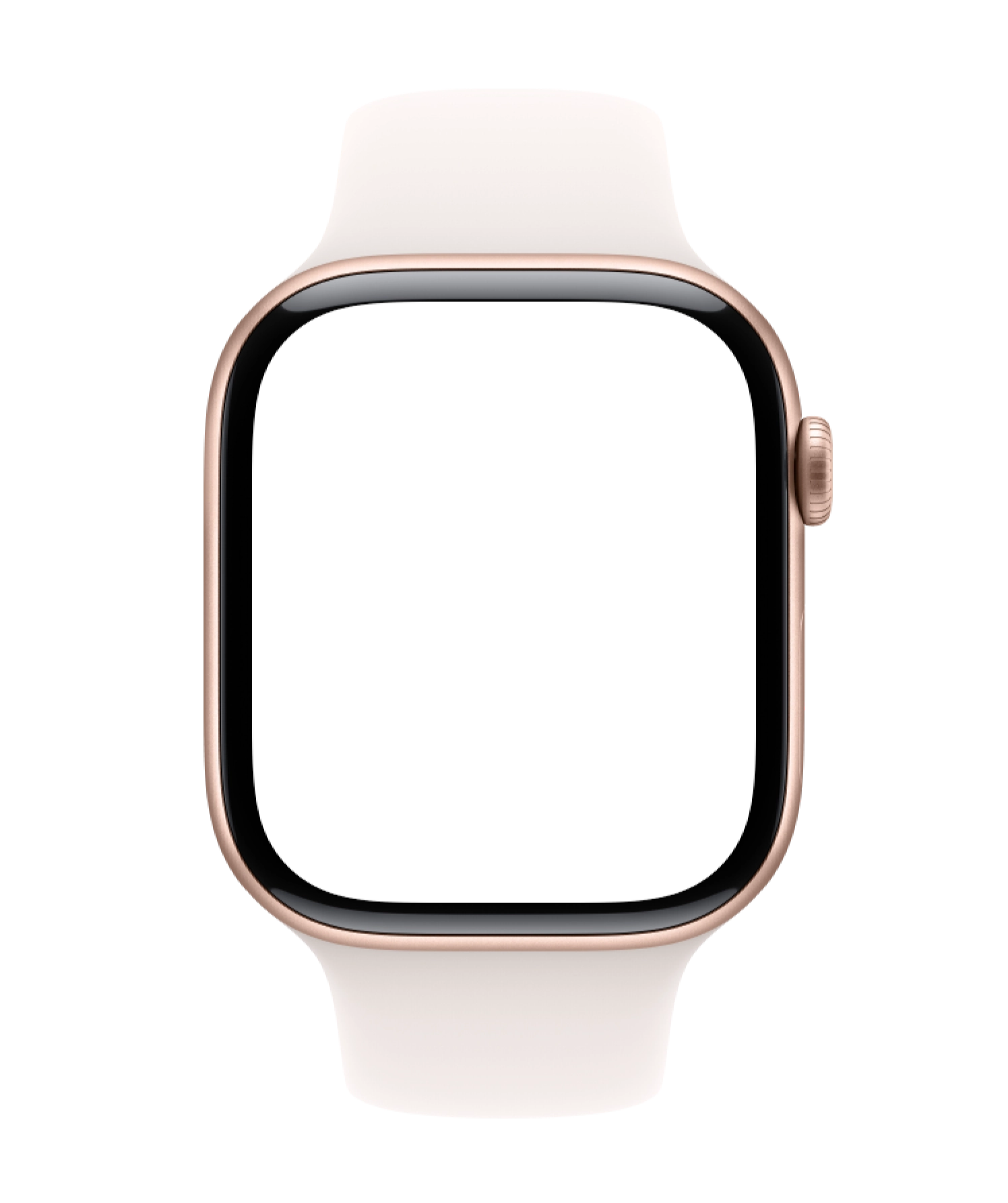 Apple Watch 10 42mm · Rose Gold device mockup for App Store screenshots