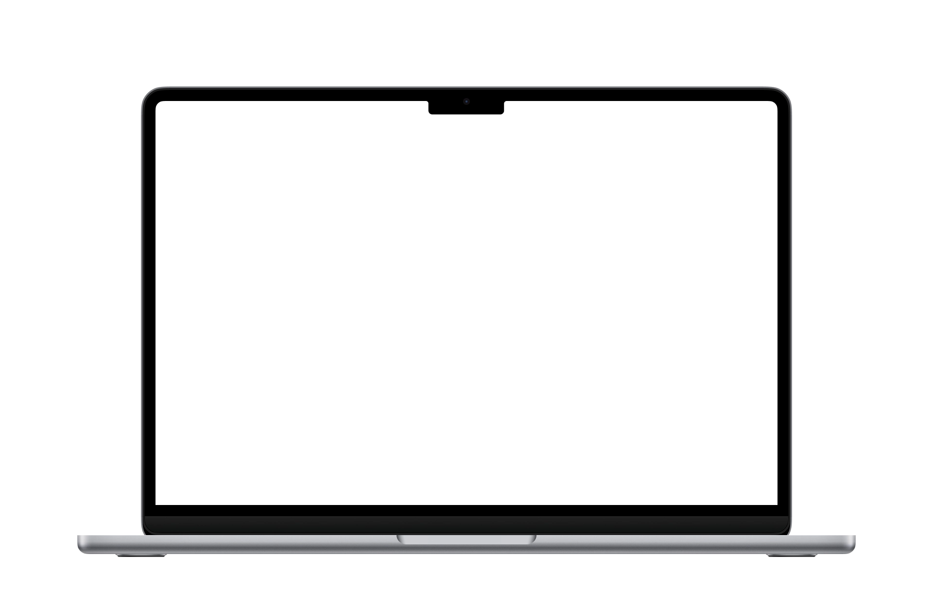 MacBook Air M2 · Space Gray device mockup for App Store screenshots